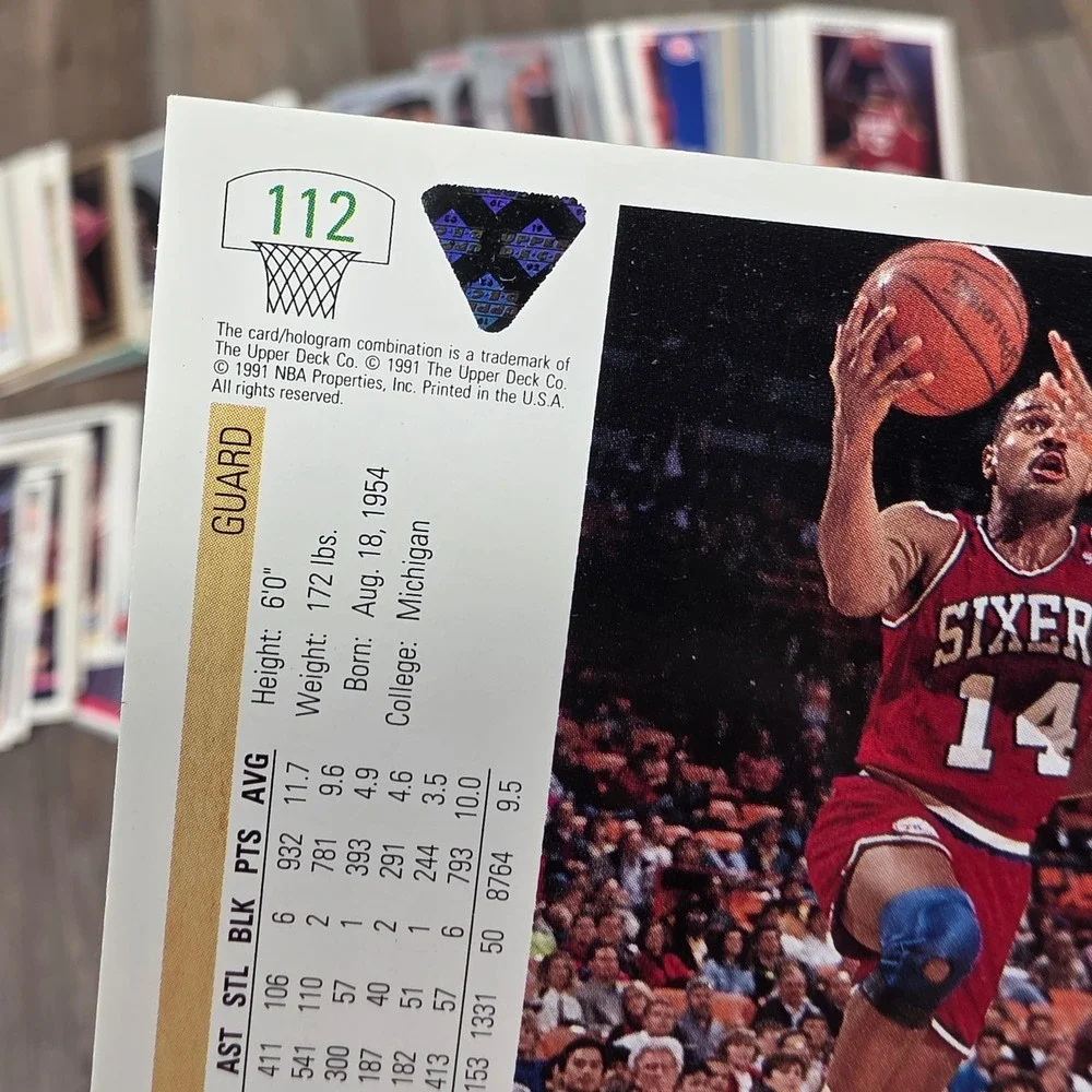 Vintage‎ 1990-1991 NBA Basketball Card Lot SkyBox NBA Hoops Upper Deck 1lb 1.7oz